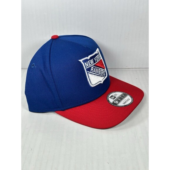New Era 9FIFTY New York Rangers A-Frame NHL Adjustable SnapBack Hat Cap NWT - Picture 3 of 5